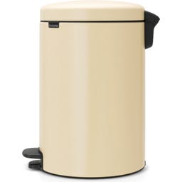 NewIcon - Pattumiera a Pedale 20 L con Inserto in Plastica