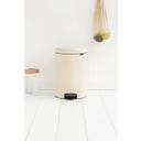 NewIcon - Pattumiera a Pedale 20 L con Inserto in Plastica