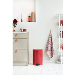 NewIcon - Pattumiera a Pedale 20 L con Inserto in Plastica