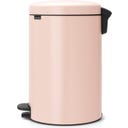 NewIcon - Pattumiera a Pedale 20 L con Inserto in Plastica