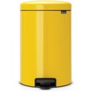 NewIcon - Pattumiera a Pedale 20 L con Inserto in Plastica