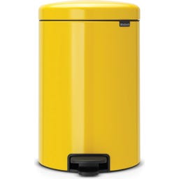 NewIcon - Pattumiera a Pedale 20 L con Inserto in Plastica