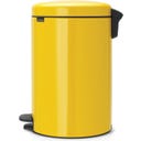 NewIcon - Pattumiera a Pedale 20 L con Inserto in Plastica