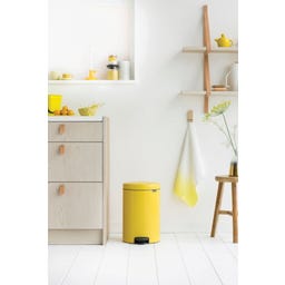 NewIcon - Pattumiera a Pedale 20 L con Inserto in Plastica