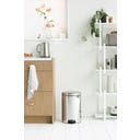 NewIcon - Pattumiera a Pedale 20 L con Inserto in Plastica