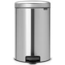 NewIcon - Pattumiera a Pedale 20 L con Inserto in Plastica