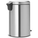 NewIcon - Pattumiera a Pedale 20 L con Inserto in Plastica
