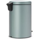 NewIcon - Pattumiera a Pedale 20 L con Inserto in Plastica