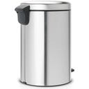 NewIcon - Pattumiera a Pedale 20 L con Inserto in Plastica