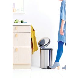 NewIcon - Pattumiera a Pedale 20 L con Inserto in Plastica