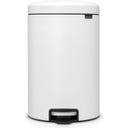 NewIcon - Pattumiera a Pedale 20 L con Inserto in Plastica