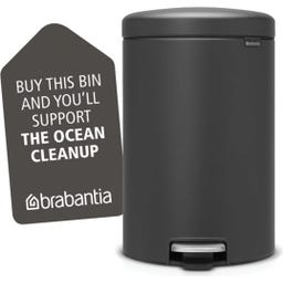 NewIcon - Pattumiera a Pedale 20 L con Inserto in Plastica