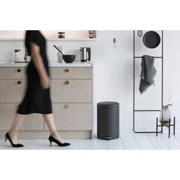 NewIcon - Pattumiera a Pedale 20 L con Inserto in Plastica