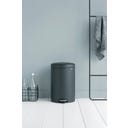 NewIcon - Pattumiera a Pedale 20 L con Inserto in Plastica