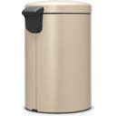 NewIcon - Pattumiera a Pedale 20 L con Inserto in Plastica