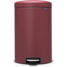NewIcon - Pattumiera a Pedale 20 L con Inserto in Plastica