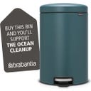 NewIcon - Pattumiera a Pedale 20 L con Inserto in Plastica