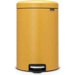 NewIcon - Pattumiera a Pedale 20 L con Inserto in Plastica