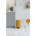 NewIcon - Pattumiera a Pedale 20 L con Inserto in Plastica