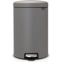 NewIcon - Pattumiera a Pedale 20 L con Inserto in Plastica