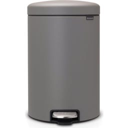 NewIcon - Pattumiera a Pedale 20 L con Inserto in Plastica