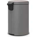 NewIcon - Pattumiera a Pedale 20 L con Inserto in Plastica