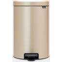 NewIcon - Pattumiera a Pedale 20 L con Inserto in Plastica