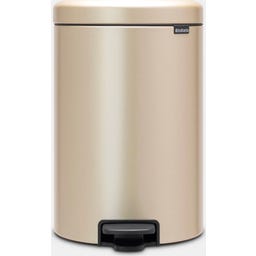 NewIcon - Pattumiera a Pedale 20 L con Inserto in Plastica