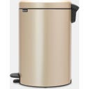 NewIcon - Pattumiera a Pedale 20 L con Inserto in Plastica