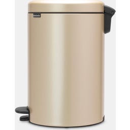 NewIcon - Pattumiera a Pedale 20 L con Inserto in Plastica