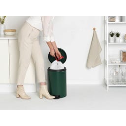 NewIcon - Pattumiera a Pedale 20 L con Inserto in Plastica