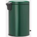 NewIcon - Pattumiera a Pedale 20 L con Inserto in Plastica