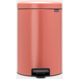 NewIcon - Pattumiera a Pedale 20 L con Inserto in Plastica