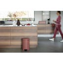 NewIcon - Pattumiera a Pedale 20 L con Inserto in Plastica