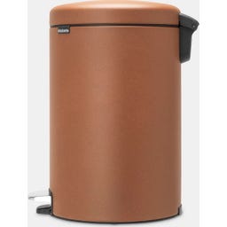NewIcon - Pattumiera a Pedale 20 L con Inserto in Plastica