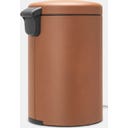 NewIcon - Pattumiera a Pedale 20 L con Inserto in Plastica