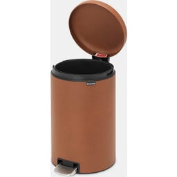 NewIcon - Pattumiera a Pedale 20 L con Inserto in Plastica