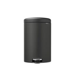 NewIcon - Pattumiera a Pedale 20 L con Inserto in Plastica