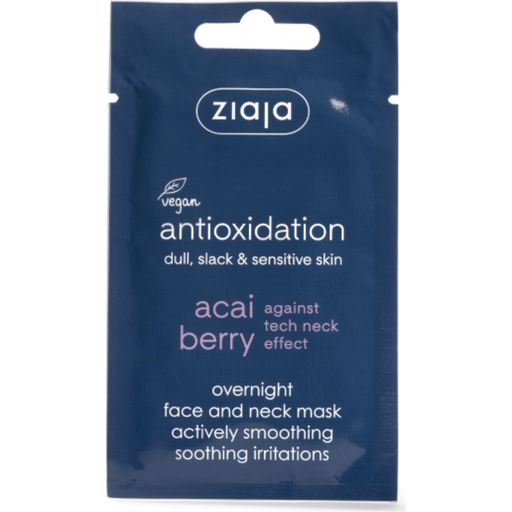 Acai Berry Antioxidation Maseczka na twarz i szyję Jagody acai - 140 ml