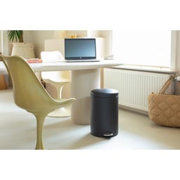 NewIcon - Pattumiera a Pedale 20 L con Inserto in Plastica