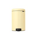 NewIcon - Pattumiera a Pedale 20 L con Inserto in Plastica