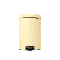 NewIcon - Pattumiera a Pedale 20 L con Inserto in Plastica