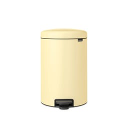 NewIcon - Pattumiera a Pedale 20 L con Inserto in Plastica