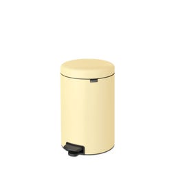 NewIcon - Pattumiera a Pedale 20 L con Inserto in Plastica