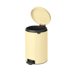 NewIcon - Pattumiera a Pedale 20 L con Inserto in Plastica