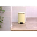 NewIcon - Pattumiera a Pedale 20 L con Inserto in Plastica
