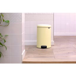NewIcon - Pattumiera a Pedale 20 L con Inserto in Plastica