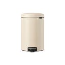 NewIcon - Pattumiera a Pedale 20 L con Inserto in Plastica