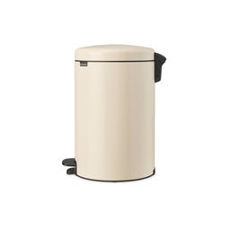 NewIcon - Pattumiera a Pedale 20 L con Inserto in Plastica