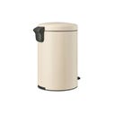 NewIcon - Pattumiera a Pedale 20 L con Inserto in Plastica